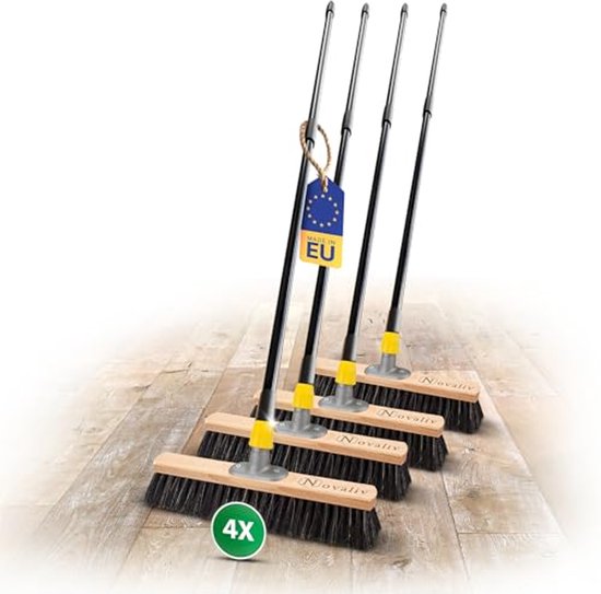 Broom with Telescopic Handle - Versatile Room and Garden Cleaning Broom van KADAX