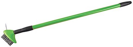 Brosse à désherber pour terrasse 0,8 - 1,4 m - Disque pour jardinage et extérieur van Merkloos	
