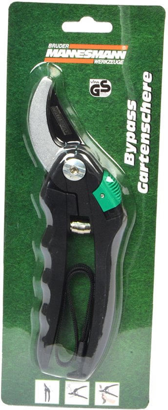 BRÜDER MANNESMANN classic-snoeischaar, zwart/groen van Merkloos	