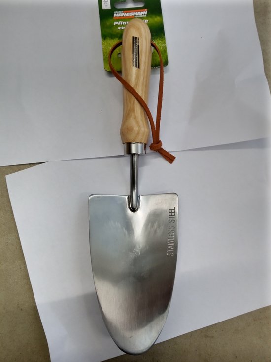 Brüder Mannesmann plantenschep met houten handgreep, breedte 90mm van Brüder Mannesmann