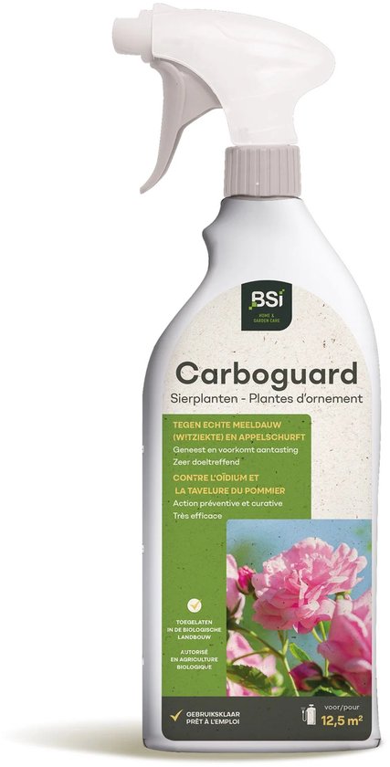 BSI - Carboguard - Siertuin - Fungicide spray tegen schimmelziekten op rozen en sierplanten - 750 ml