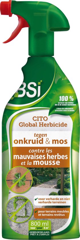 BSI - CITO RTU - Gebruiksklaar herbicide - Onkruid- en Mosverdelger - 800 ml voor 8 m² van Merkloos	
