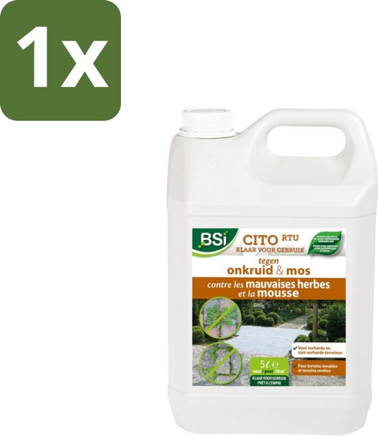 BSI – Cito RTU – Herbicide tegen Onkruid & Mos – 5 L - 1 stuk van Merkloos	