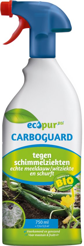 BSI - Ecopur Carboguard - Moestuin - Fungicide spray tegen schimmelziekten op fruit en groenten - 750 ml