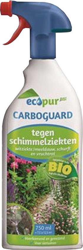 BSI - Ecopur Carboguard - Siertuin - Fungicide spray tegen schimmelziekten op rozen en sierplanten - 750 ml