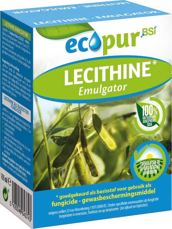 BSI - Ecopur Lecithine Gewasbeschermingsmiddel - Fungicide op basis van natuurlijke sojalecithine - 100 ml van Merkloos	