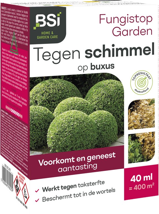 BSI - Fungistop Garden - Buxus - Fungicide concentraat tegen schimmelziekten op buxus - 40 ml voor 400 m² van Merkloos	