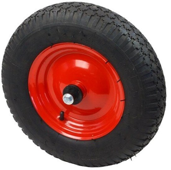 BTP - Kruiwagenwiel - 4.00-8 - Metalen Velg - Aanhangwagen - Tuin van Merkloos	