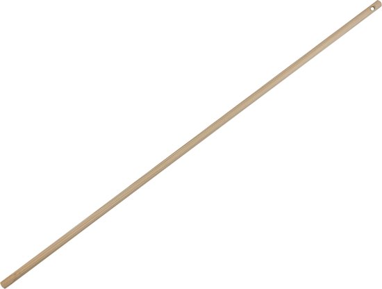 Buemag Bezemsteel universeel - hout - 130 cm - D24 mm - ophang oog van Buemag