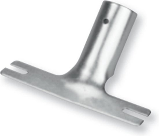 Buemag Metalen stokhouder - geschikt voor bezemstelen tot 24 mm - versteviging met 3 schroeven - bezemsteun - bezemklem - steelhouder van Buemag