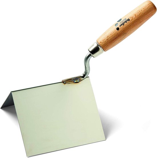 Buitenhoek Plamuur - Hoektroffel - Metselwerk Afwerken - Roestvrij Geslepen Staal van Merkloos	