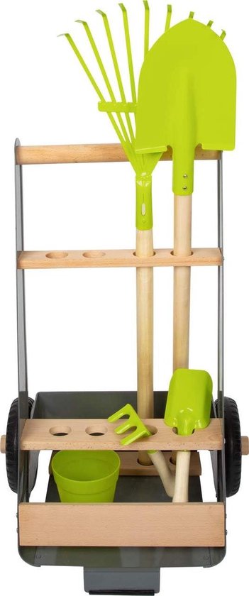 Buitenkar met tuingereedschap - Small Foot van Small Foot