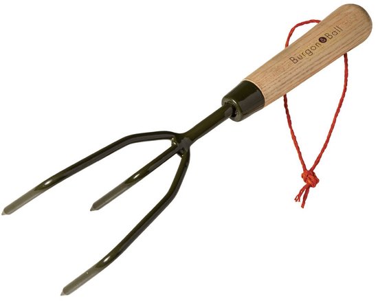 Burgon & Ball BoronGreen Handcultivator - 80% gerecycled staal - 3 tanden van Merkloos	