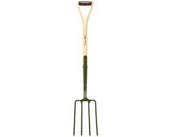 Burgon & Ball BoronGreen Spitvork - 80% gerecycled Boronstaal - 110 cm - 4 tanden van Merkloos	