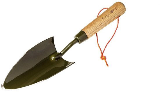 Burgon & Ball BoronGreen - Tuinschepje - Handschepje van 80% gerecycled staal - Groen - 31,5 cm van Merkloos	