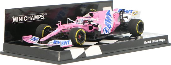 BWT Racing Point F1 Team Mercedes RP20 #18 3rd Place Italian GP 2020 - 1:43 - Minichamps van BW.
