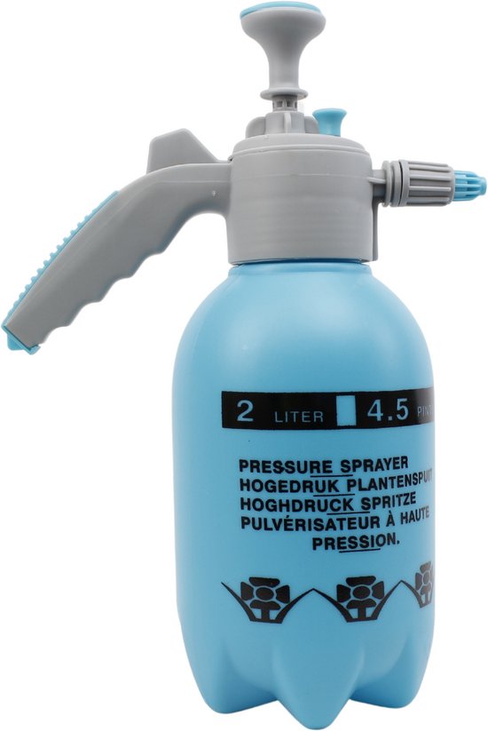 C-Line Marine Drukspuit 2 Liter - Tuinsproeier met Verstelbare Sproeikop - Plantenspuit Drukspuit - Onkruidverdelger - Druksproeier