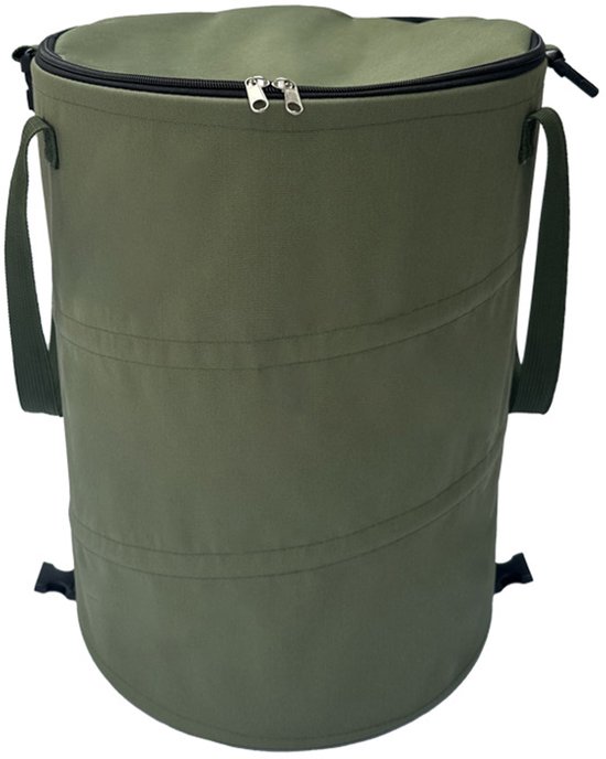 Campingafvalbak - Opvouwbare- Draagbaar en herbruikbaar - Opvouwbare afvalbak voor tuin en terras - Opbergbak voor in de tuin - 34*40 cm -groen van Artblaze