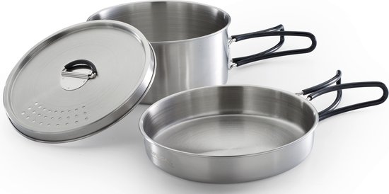 Campingaz Trekking Kit – 3-delige camping pannenset – lichtgewicht - aluminium van Campingaz