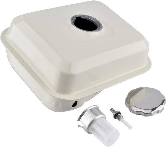 Cancanle brandstoftank met dop brandstoffilter geschikt voor Honda GX140 GX160 GX200 5.5HP 6.5HP 168F 170F motorgenerator 17510-ZE1-030ZA van Merkloos	