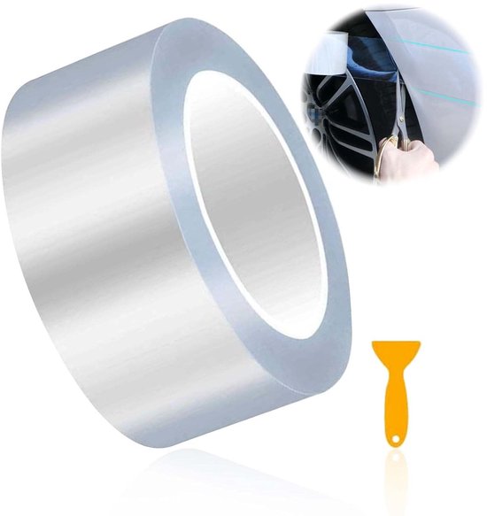 Car Paint Protection Film - 5 cm x 10 m - Edge Protection - Transparant - Zelfklevend - Universele Bescherming voor Auto, Fiets, Motorfiets van Merkloos	