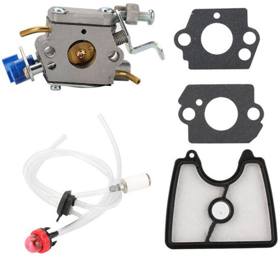 Carburateur 590460102 is geschikt geschikt voor de Husqvarna 125B, 125BX en 125BVX handblazers, en ook geschikt voor de Jonsered B2126 en BV2126 modellen. Hij is tevens geschikt geschikt voor de Zama C1Q-W37 carburateurs.