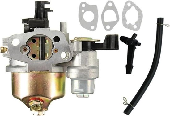 Carburateur, geschikt voor Honda GX110, GX120, 110, 120 4HP, GX140, GX160, GX168 en GX200 motoren. van Merkloos	
