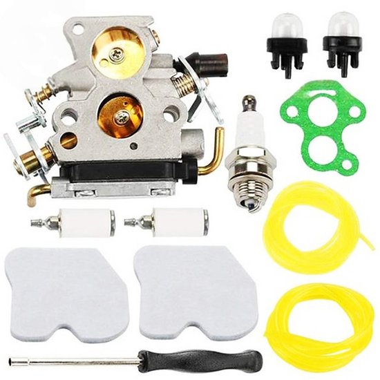Carburateur met luchtfilter brandstofleiding filter voor Husqvarna 235 235E 236 236E 240 240E kettingzaag van Merkloos	