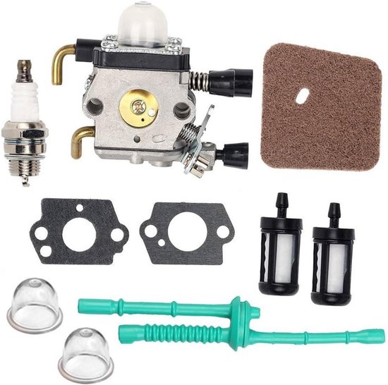 Carburateur met luchtfilter en brandstofleidingkit voor Stihl FS38 FS45 FS46 FS55 trimmer - Verbeterde prestaties, eenvoudige installatie. van Merkloos	