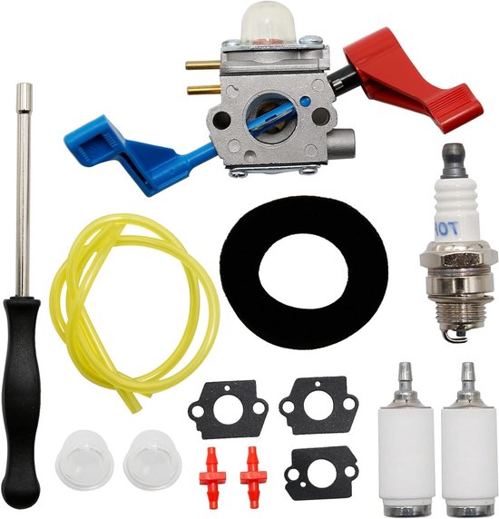 Carburateur met luchtfilter Repower Kit voor Poulan FL1500 en FL1500LE Bladblazer - Vervangingsonderdelen en Accessoires voor Tuingereedschap van Merkloos	