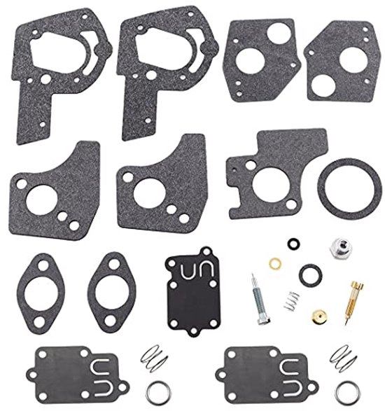 Carburateur reparatieset - Membranen - Pakking voor Briggs & Stratton 3 tot 5 pk HP 495606 494624 135292 135232 135212 270026 272538 272538S 272637 van Briggs & Stratton