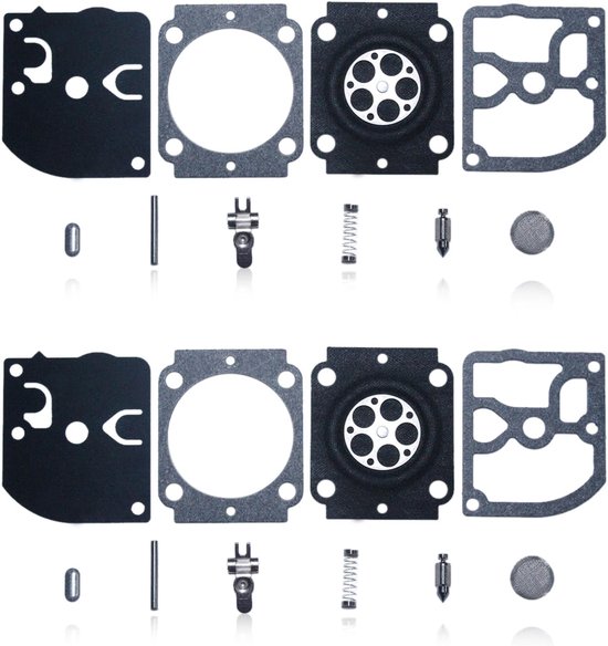 Carburateur reparatieset - Motoronderdelen - Bosmaaier onderhoud - Originele vervanging - 2 stuks - Niet gespecificeerd