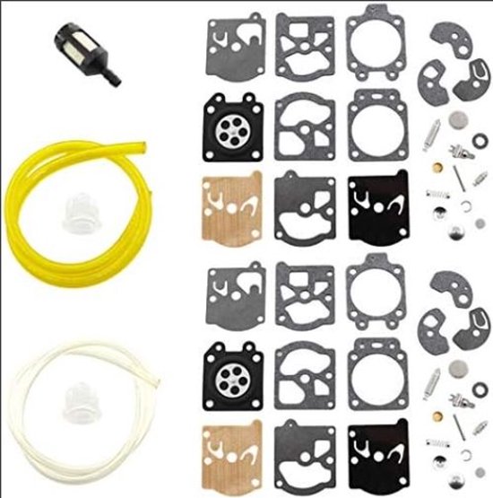 Carburateur revisieset met membraan K10-WAT voor Walbro WT-1 WT-10 Stihl FS40 FS44 Husqvarna 50R 26L 232R 235R 225R 240 McCulloch Echo en anderen van Walbro