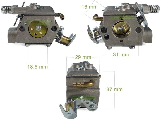 carburateur voor Oleo-Mac 937, 941, 942, GS370 (Walbro) WT-781E 2318756AR kettingzaag