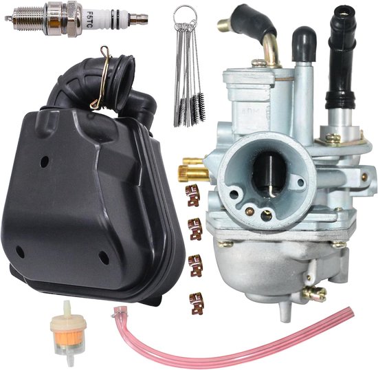 Carburateur Voor Polaris Predator 50 90 2003-2007, Carburateur Voor Scrambler 50 90 2001-2003, Sportsman 90 Handmatige choke 90cc 100cc met luchtfilter met Luchtfilter van Bochara.