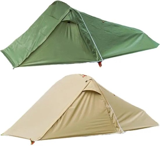 Carlovo Tent - Tunneltent - Koepeltent - Tunneltent - Ultralichte Tent - 2 Persoons Tent - Outdoor - Waterdicht en Winddicht - Groen van Carlovo