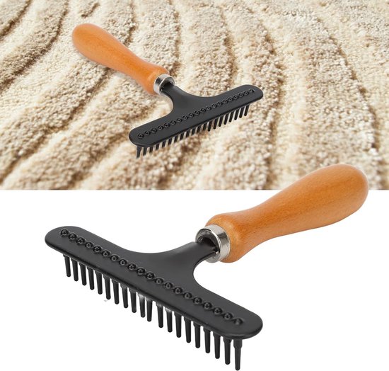 carpet rake Roestvrijstalen Tapijthark, in de Hand Gehouden voor Thuisgebruik rug brush Râteaux