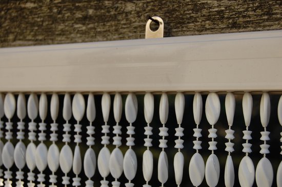 Casa Deurgordijn Kralengordijn Dijon 1 90x210cm wit van Casa