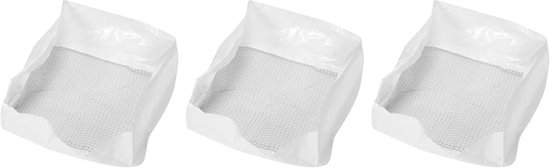 Cat Litter Filter Bag, Thicken Cat Litter Bags Easy To Install Cat Litter Bag with 2 White Cat Mats Reusable Cat Litter Nets Cat Litter Litter for Litter Box van Merkloos	