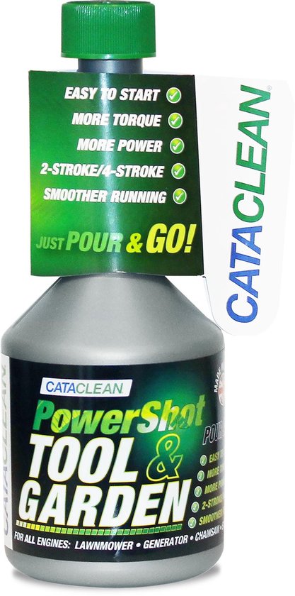 Cataclean PowerShot Tool & Garden – 250ml – Motor Reiniger – Engine Cleaner – 5060069120045 van Cat