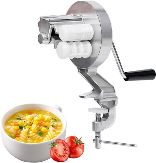 Cavatelli Machine - Aluminium Legering Verse Pasta Machine - Macaroni Machine voor Handmatige Pasta Machine - Handcrank - Draagbare Pasta Machine - Pasta Machine