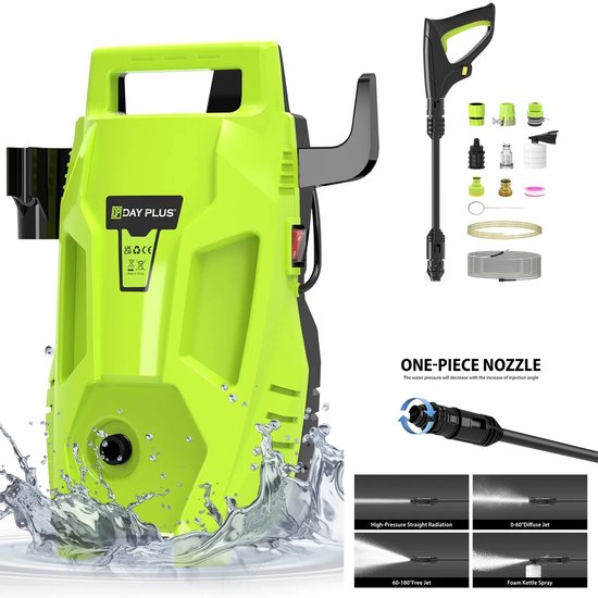 Cellista Hogedrukreiniger 5000W - Drukreiniger - High Pressure Cleaner - Jet Wash - 350 Bar - 5L/min - Compact Draagbaar van Merkloos	