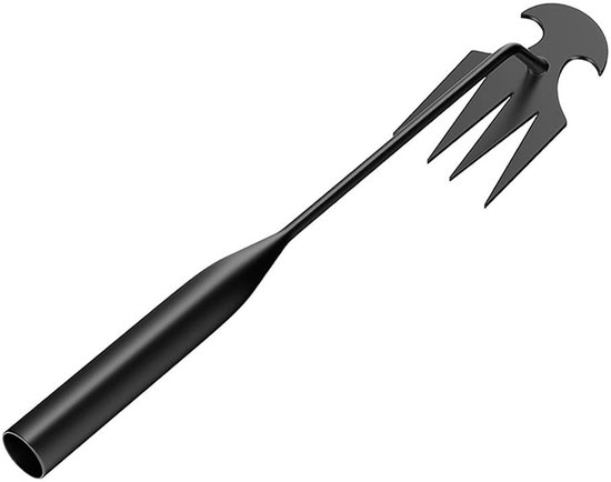 CENPNK 4-Tand Tuinonkruidverwijderaar - Ergonomisch Tuin Gereedschap - Ideaal voor Smalle Ruimtes