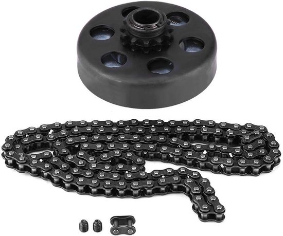 Centrifugaalkoppeling met ketting #35, binnendiameter 3/4 inch, 12 tanden voor 6,5 pk motorfietsen / skelters / minibikes van Merkloos	