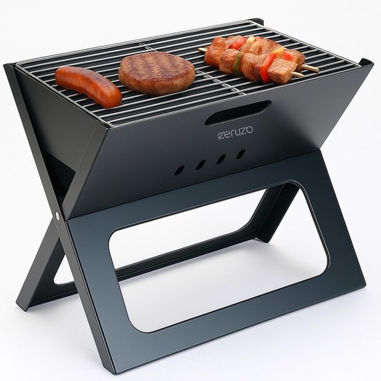 Ceruzo Opvouwbare Barbecue - Draagbaar- Inklapbaar - Houtskool- Camping -Strand -Park van Ceruzo