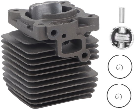 Cilinder- en zuigersets geschikt voor STIHL FS55, FS45, BR45, KM55, HL45, HS45 kettingzagen – gemaakt van aluminiumlegering – vervangende versleten onderdelen