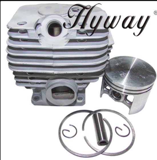 Cilinder met Zuiger HYWAY passend op MS251 44 MM OEM 1143 020 1207 van Merkloos	