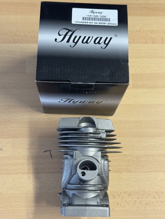 Cilinder met Zuiger HYWAY passend op MS291 47 MM OEM 1141 020 1206 van Merkloos	