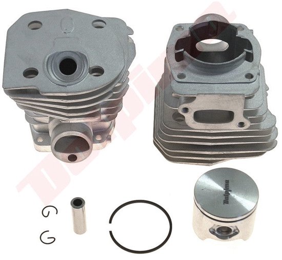 Cilinder met zuiger passend op HUSQVARNA 350 Low 44mm ( 503 86 99-71 ) van Merkloos	