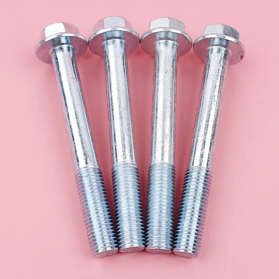 Cilinderkopbouten ( 4 Stuks ) passend op HONDA GX160 M8X60 ( 95723-080-6000 ) Merk BPC Parts van Merkloos	
